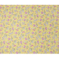 Yellow & Pink Floral Uragiri Cotton Voile Jacquard Fabric – 110cm Wide, Japan-D21933