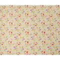 Light Yellow & Pink Floral Uragiri Cotton Voile Jacquard Fabric – 110cm Wide, Japan-D21935