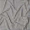 White & Black Plain 100% Swiss Cotton Shirting Fabric – 150 cm Wide-D21980