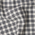 White & Black Plain 100% Swiss Cotton Shirting Fabric – 150 cm Wide-D21980