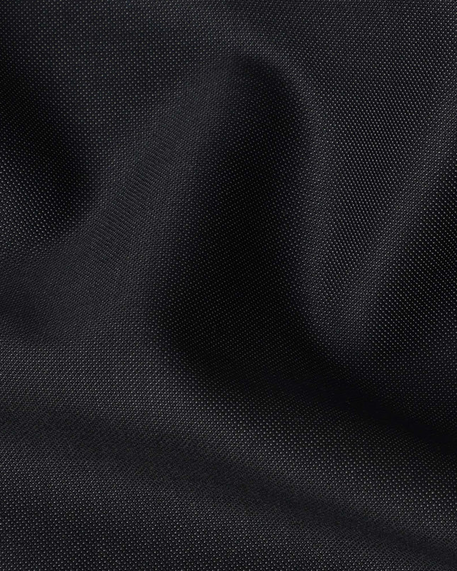 Dark Grey Scabal Premium Super 100's English All Wool Suiting Fabric – 3.75 Mtrs, Width 150 Cms, United Kingdom-D22012 - Regal Fabrics
