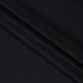 Deep Black Scabal Premium Super 100's English All Wool Suiting Fabric – 3.65 Mtrs, Width 150 Cms, United Kingdom-D22014