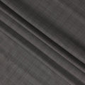 Browinish Grey Check Scabal Premium Super 100's English All Wool Suiting Fabric – 3.50 Mtrs, Width 150 Cms, United Kingdom-D22015