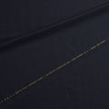 Midnight Black Loro Piana Premium Super 150's Italian All Wool Suiting Fabric – 3.65 Mtrs, Width 150 Cms, United Kingdom-D22018
