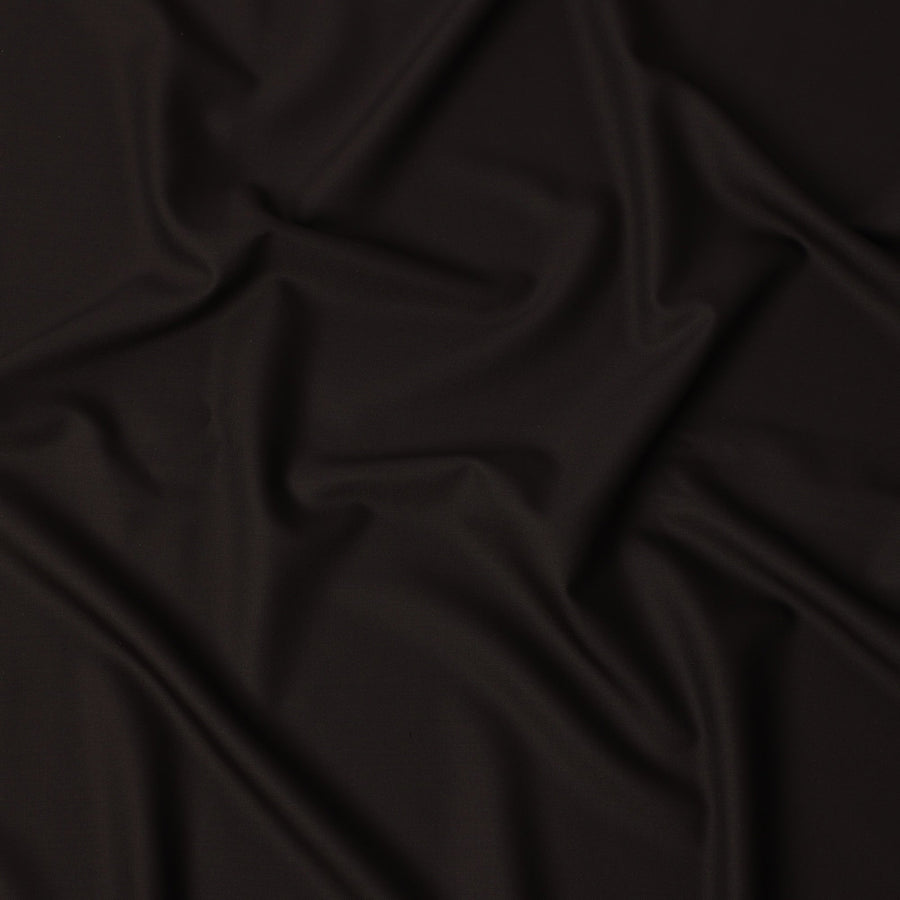 قماش لورو بيانا الفاخر الإيطالي الفاخر سوبر 150، لون بني إسبريسو، مصنوع من الصوف بالكامل، بطول 3.65 متر، وعرض 150 سم، إيطاليا - D22026