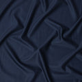 Midnight Blue Premium Super 160's English Wool & Silk Suiting Fabric – 3.50 Mtrs, Width 150 Cms, United Kingdom-D22028