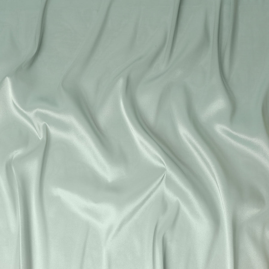 Mint Blue Plain Pure Premium French Silk Lamé Fabric – Width 110 Cms, France-D22038