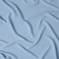 قماش كريب صناعي سادة قابل للتمدد بلون أزرق سماوي - عرض 140 سم - صنع في إندونيسيا - D22113