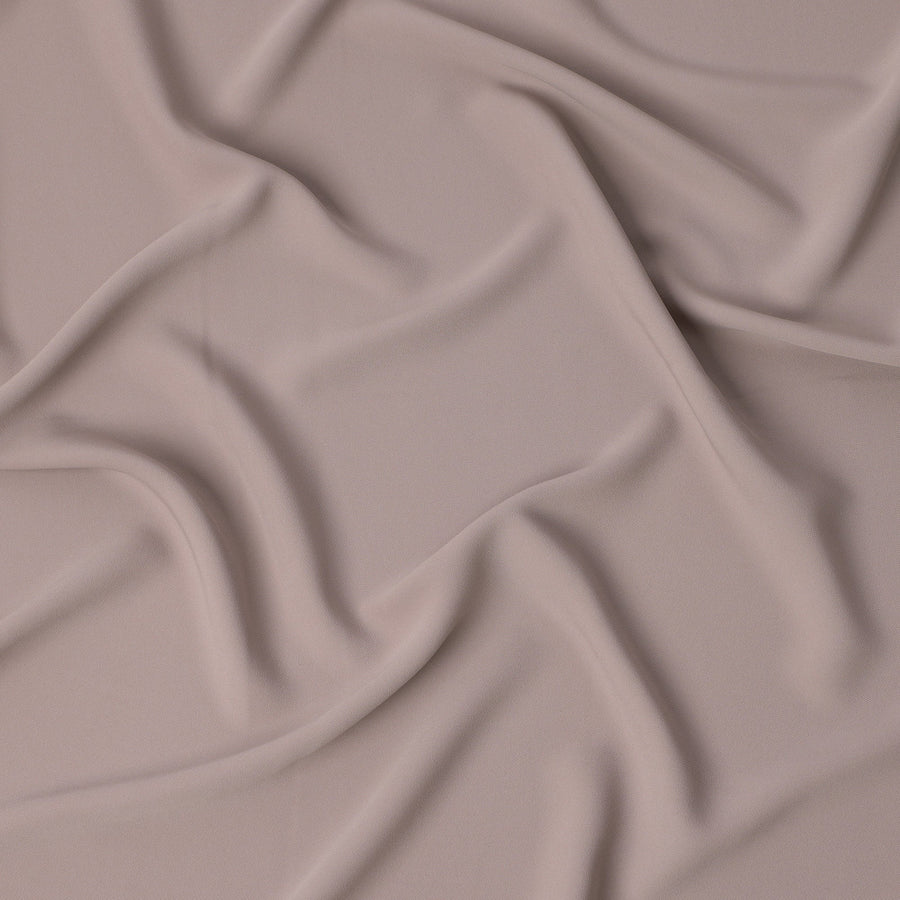 قماش كريب صناعي مطاطي بلون بني فاتح - عرض 140 سم - صنع في إندونيسيا - D22117