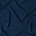 Petrol Blue Plain Synthetic Stretchable Crepe Fabric – 140 cm Wide – Made in Indonesia-D22119