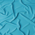 Turquoise Blue Plain Synthetic Stretchable Crepe Fabric – 140 cm Wide – Made in Indonesia-D22122