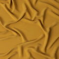 Mustard Yellow Plain Synthetic Stretchable Crepe Fabric – 140 cm Wide – Made in Indonesia-D22132