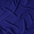 قماش كريب صناعي سادة قابل للتمدد باللون الأزرق الملكي - عرض 140 سم - صنع في إندونيسيا - D22137