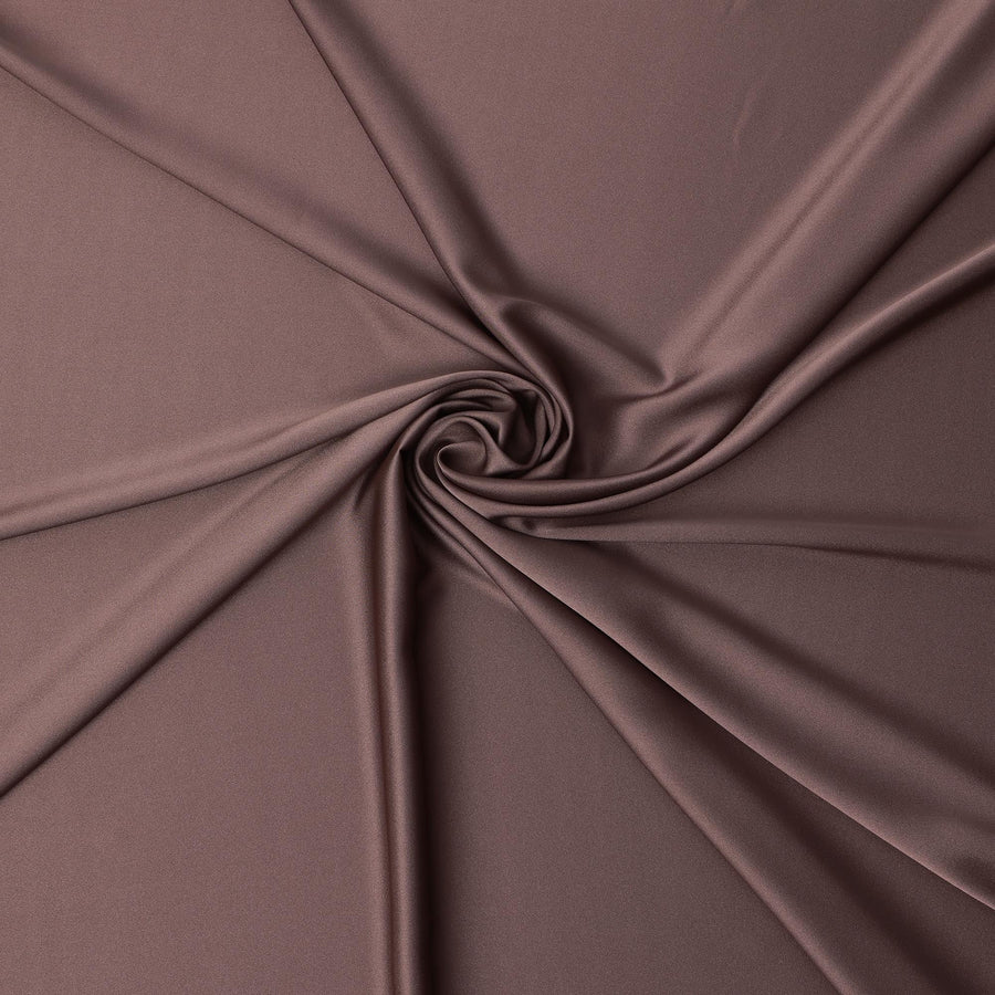 قماش كريب ساتان صناعي بلون بني فاتح - ناعم ولامع - عرض 140 سم - صنع في اليابان - D22180