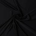 Black Synthetic Crepe Satin Fabric – Smooth & Lustrous – 140cm Wide – Made in Japan-D22184