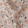 Graceful Beige Viscose Modal Satin Fabric – 110 Cms, India-D22231