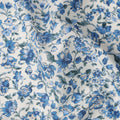 Ivory Blue Cotton Lawn Digital Printed Fabric – 110 Cms, Japan-D22238