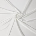 قماش ساتان حريري نقي فاخر سادة بلون أبيض فاتح - 110 سم - D22257