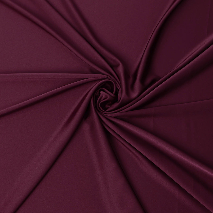 Maroon Plain Pure Silk Satin Fabric – 110 cm-D22260