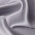 قماش ساتان حريري خالص رمادي سادة - 110 سم - D22265