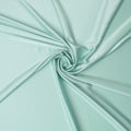 قماش ساتان حريري خالص بلون أزرق نعناعي سادة - 110 سم - D22269