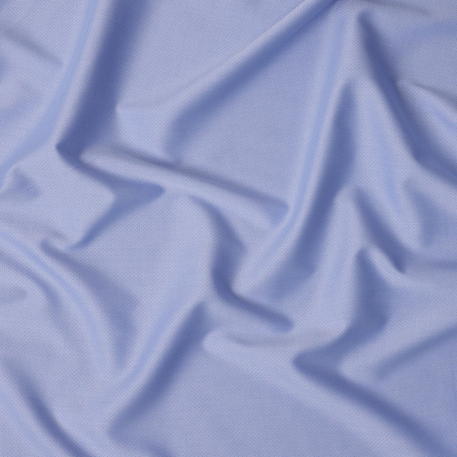 Light Blue Solid Cotton Blend Shirting Fabric, Width 140 Cms, Made in Japan-D22777