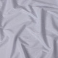 قماش قميص من مزيج القطن، أبيض مع خطوط زرقاء دقيقة، عرض 140 سم، صنع في اليابان - D22789