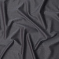 Charcoal Black Micro Diamond Weave Cotton Blend Shirting Fabric, Width 140 Cms, Made in Japan-D22794