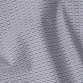 Grey and White Horizontal Stripe Cotton Blend Shirting Fabric, Width 140 Cms, Made in Japan-D22795