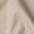 قماش كتان خالص سادة بلون بيج، بدون طباعة أو تصميم، عرض 150 سم، صنع في الهند - D22894
