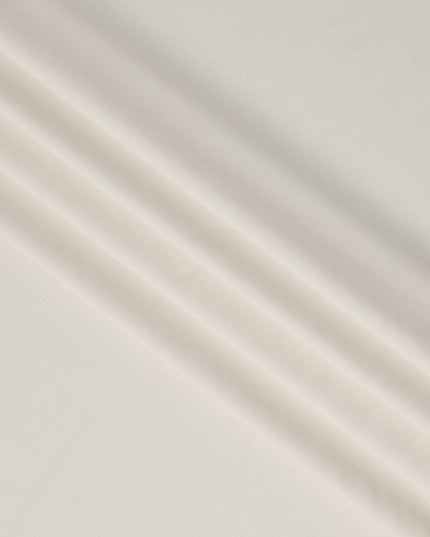Ivory Plain Pure Linen Fabric, No Print or Design, 150 cm Width, Made in India-D22896