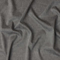 Charcoal Grey Plain Pure Linen Fabric, No Print or Design, 150 cm Width, Made in India-D22898