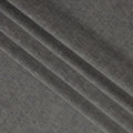 Charcoal Grey Plain Pure Linen Fabric, No Print or Design, 150 cm Width, Made in India-D22898