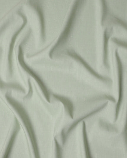 قماش كتان نقي سادة بلون أخضر فستقي، بدون طباعة أو تصميم، عرض 150 سم، صنع في الهند - D22899