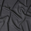 Graphite Black Plain Pure Linen Fabric, No Print or Design, 150 cm Width, Made in India-D22900
