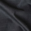 Graphite Black Plain Pure Linen Fabric, No Print or Design, 150 cm Width, Made in India-D22900