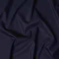 قماش كتان نقي سادة بلون أزرق داكن، بدون طباعة أو تصميم، عرض 150 سم، صنع في الهند - D22901