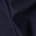 قماش كتان نقي سادة بلون أزرق داكن، بدون طباعة أو تصميم، عرض 150 سم، صنع في الهند - D22901