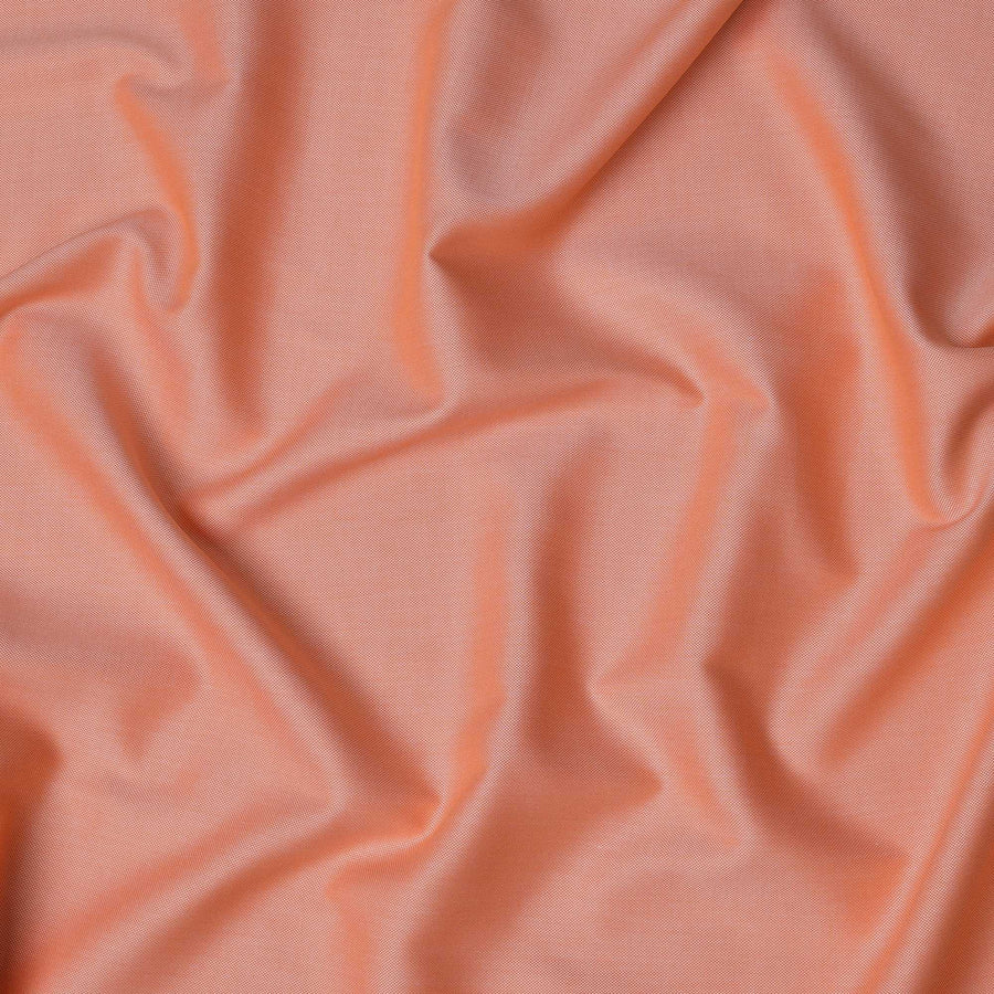 Peach Micro Dobby Textured 100% Swiss Cotton Shirting Fabric, 150 cm Width, Made in Switzerland-D22906