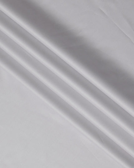 Silver Grey Twill Weave 100% Swiss Cotton Shirting Fabric, 150 cm Width, Made in Switzerland-D22908