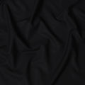 Jet Black Solid Plain Weave 100% Swiss Cotton Shirting Fabric, 150 cm Width, Made in Switzerland-D22910