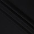 Jet Black Solid Plain Weave 100% Swiss Cotton Shirting Fabric, 150 cm Width, Made in Switzerland-D22910