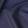 قماش قمصان قطني سويسري 100%، منسوج بنمط تويل أزرق داكن، عرض 150 سم، صنع في سويسرا - D22913