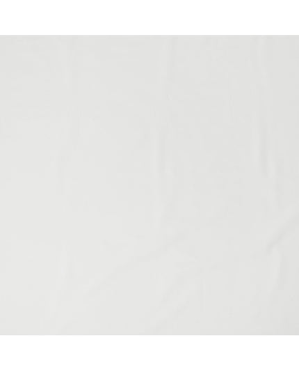 Mint White Solid Plain Weave 100% Swiss Cotton Shirting Fabric, 150 cm Width, Made in Switzerland-D22914