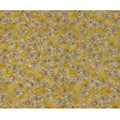 Golden Yellow Artistic Floral Digital Print Viscose Fabric, 110 cm Width, Made in India-D22922