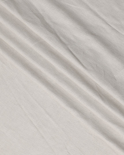 Natural Beige Solid Pure Thick Linen Yarn Dyed Fabric, 150 Cms Width, Made in India-D23090