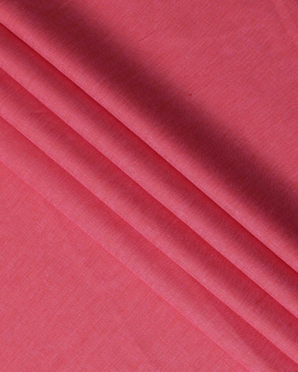 Deep Rose Pink Solid Pure Linen 60 Lea Quality Fabric, 150 Cms Width, Made in India-D23091