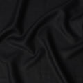 Jet Black Solid Pure Linen 60 Lea Quality Fabric, 150 Cms Width, Made in India-D23093