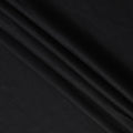 Jet Black Solid Pure Linen 60 Lea Quality Fabric, 150 Cms Width, Made in India-D23093
