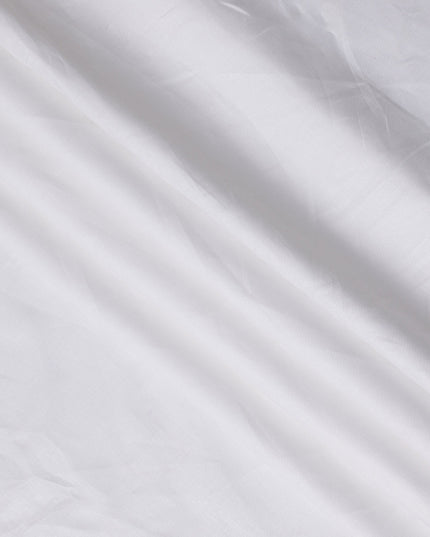 قماش كتان نقي أبيض نقي، 60 ليا عالي الجودة، عرض 150 سم، صنع في الهند - D23095